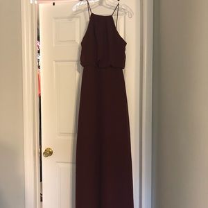 Sorella Vita Bridesmaid Dress in Burgundy